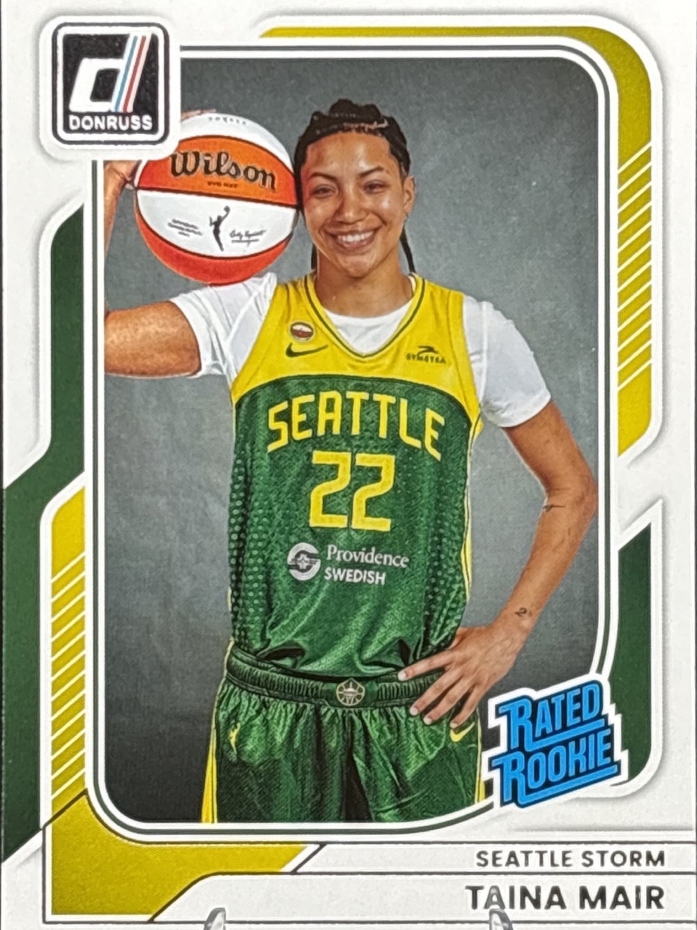 Panini Donruss Seattle Storm Taina Mair Rookie Basketball Card
